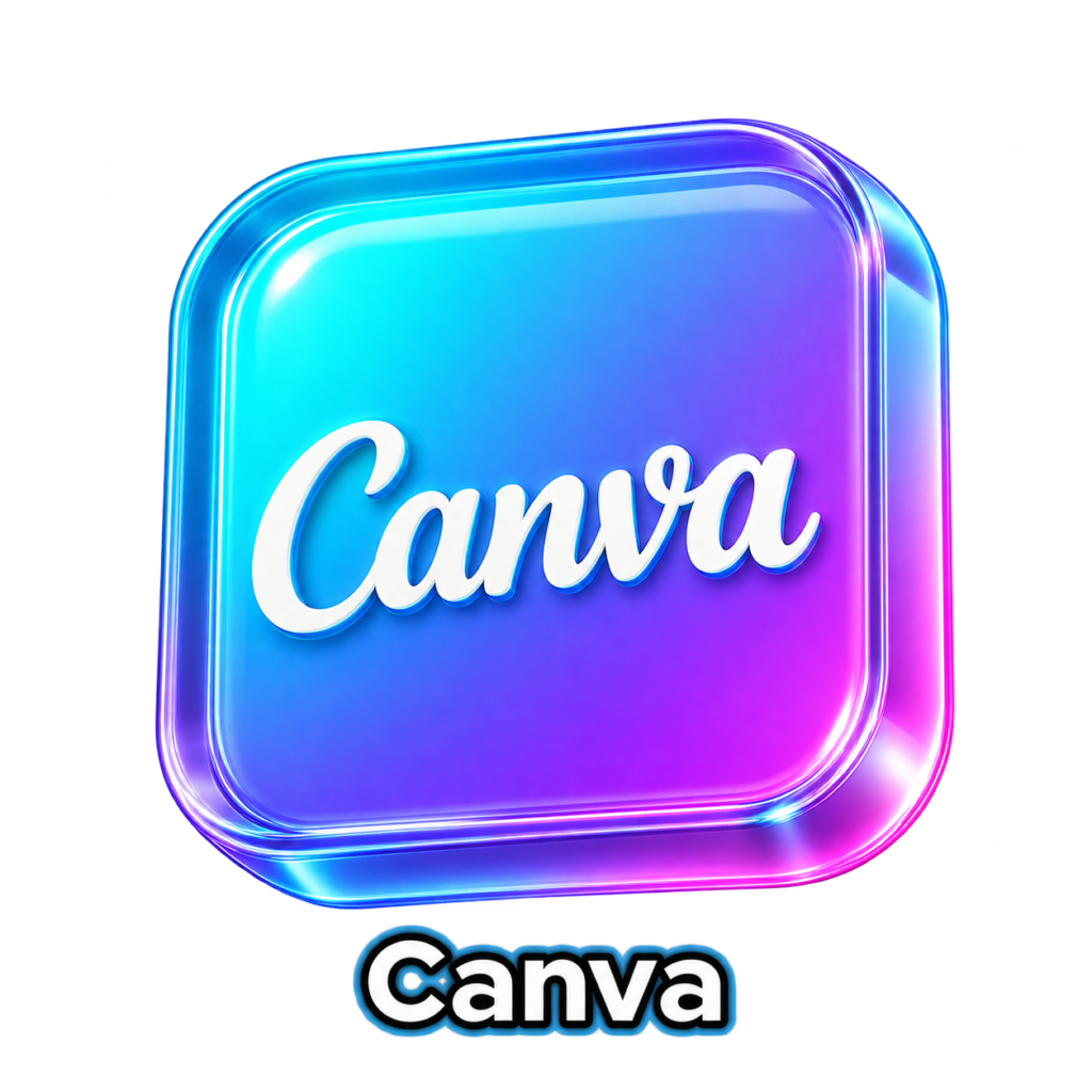 Logo do Canva, plataforma de design gráfico e criação de conteúdo visual.